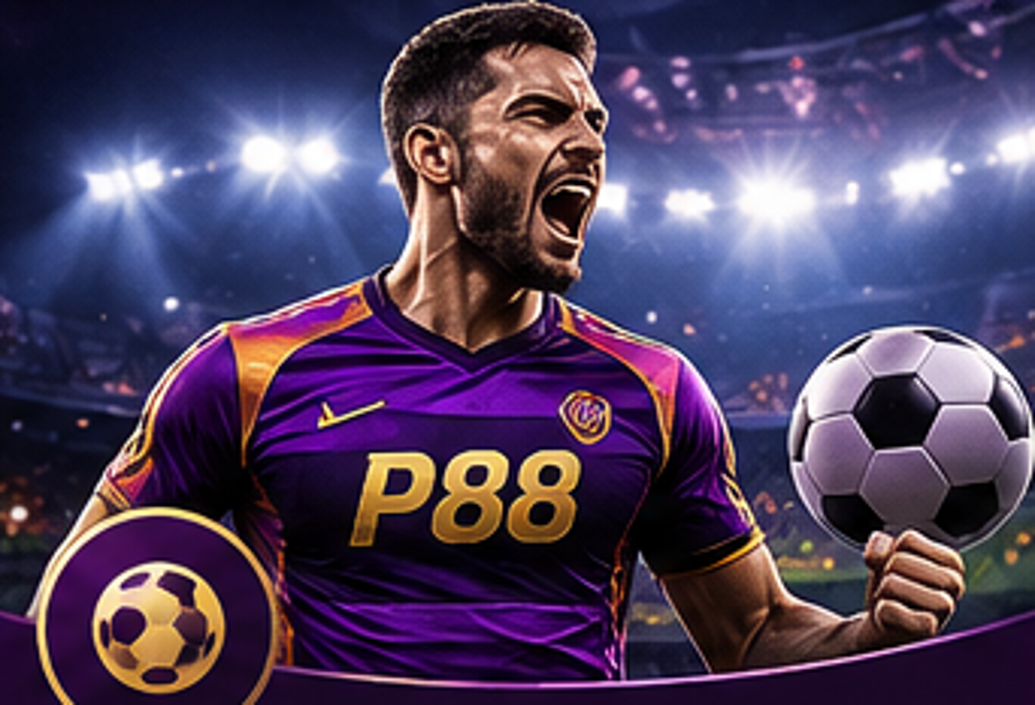 Football-themed illustration for the sports category