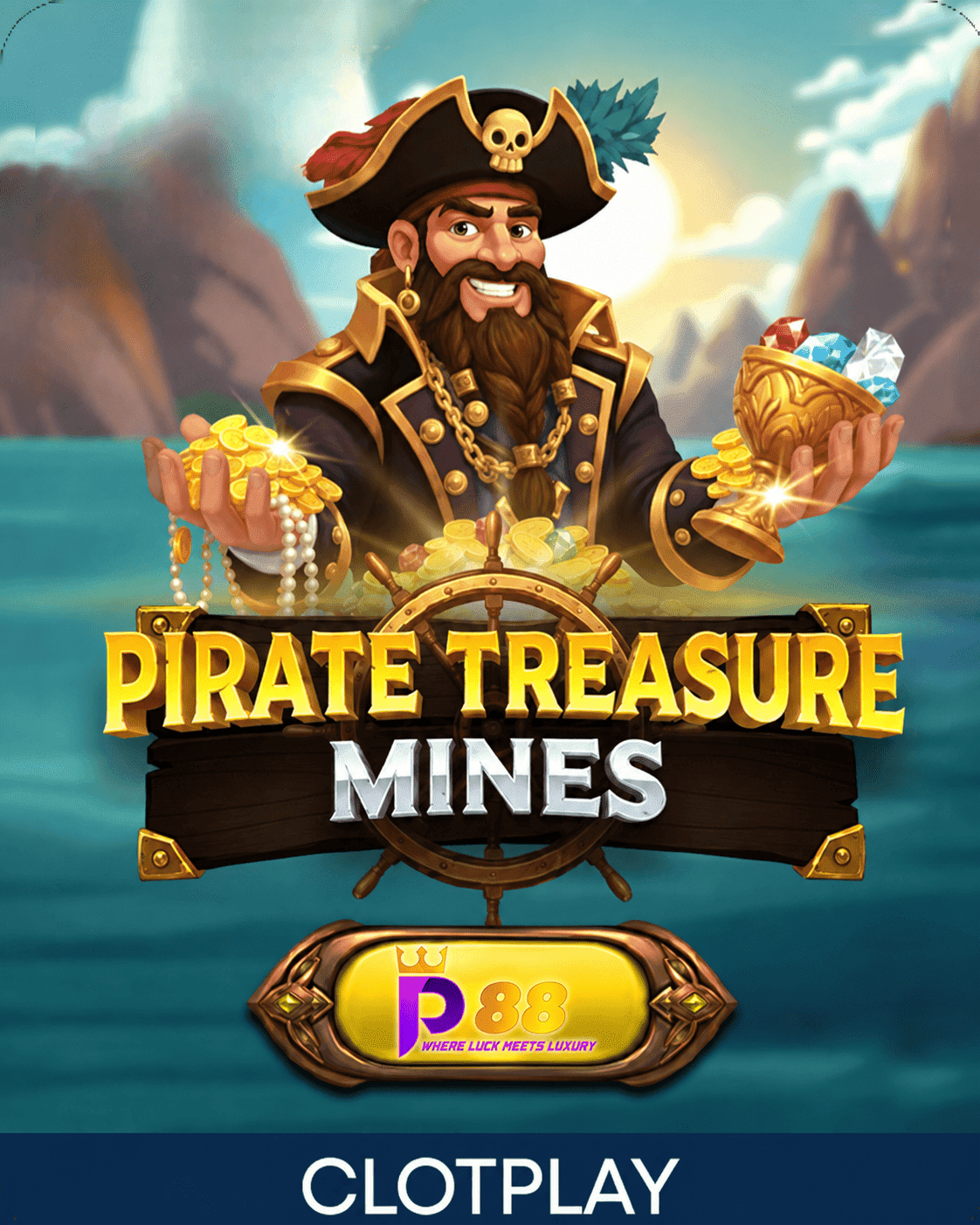 Pirate-themed slot game illustration associated with Pavilion88