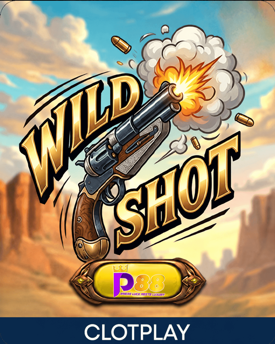 Wild Shot slot game illustration associated with Pavilion88