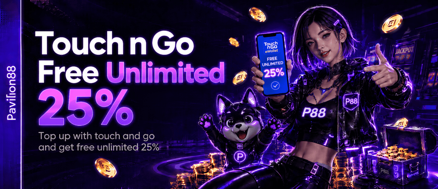Poster rasmi Pavilion88 Touch n Go Unlimited 25% dengan tawaran Bonus 25%