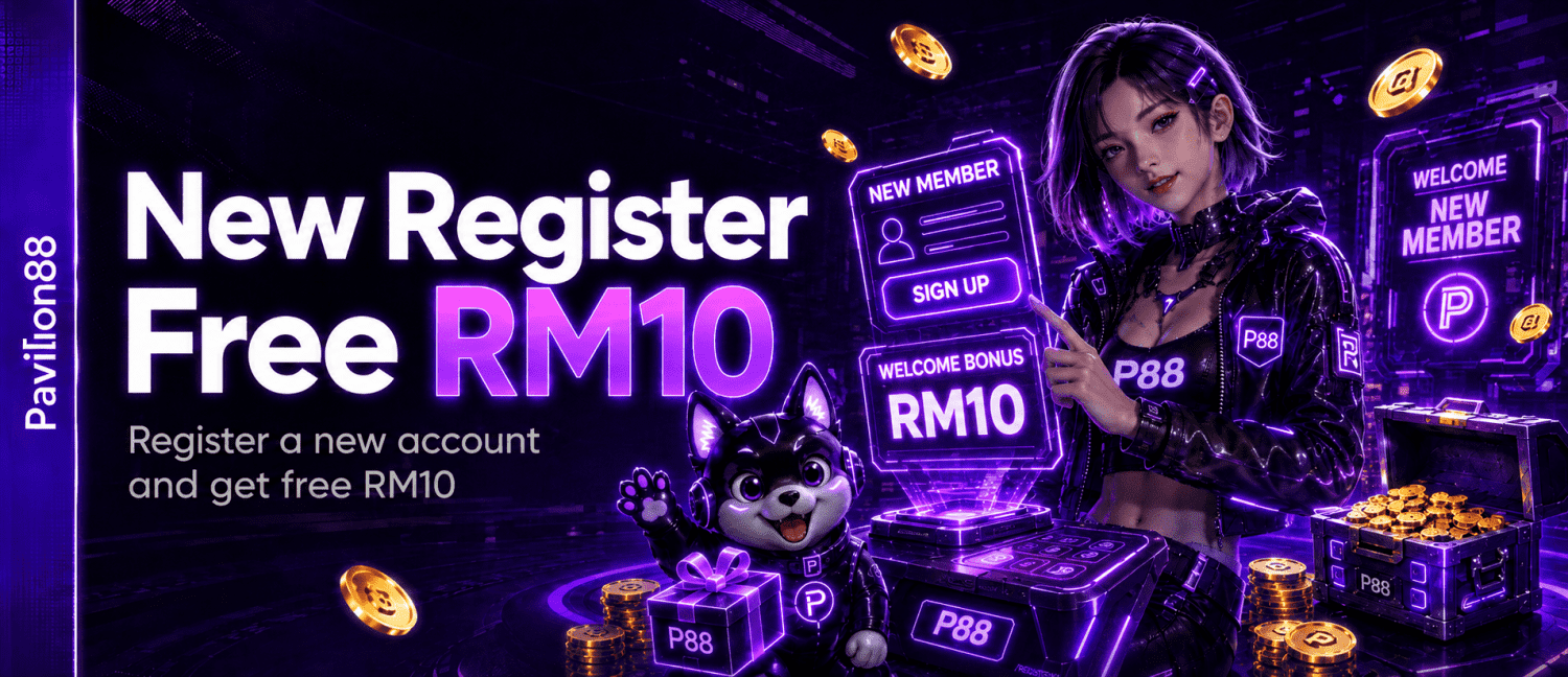 Poster rasmi Pavilion88 New Register Free RM10 dengan tawaran Kredit RM10