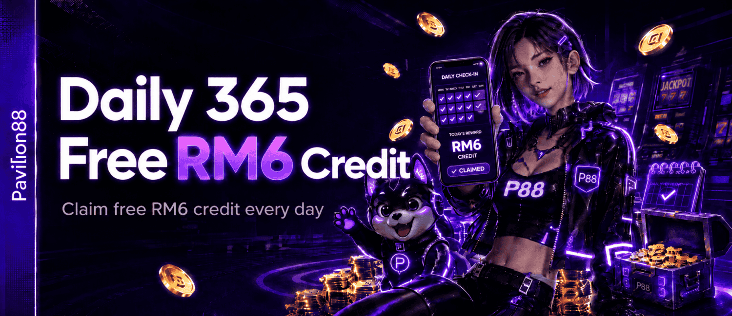 Poster rasmi Pavilion88 Daily 365 Free RM6 dengan tawaran Kredit RM6