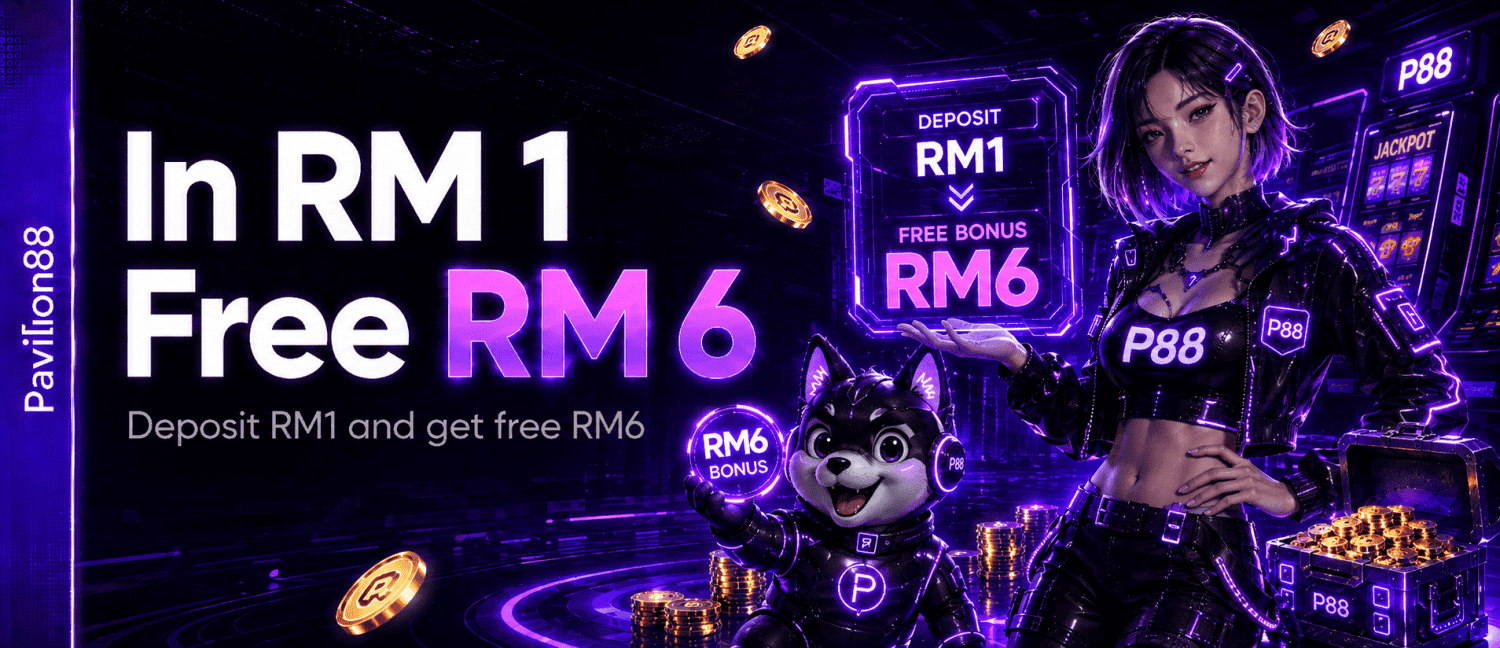 Poster rasmi Pavilion88 Deposit RM1 Free RM6 dengan tawaran Bonus RM6